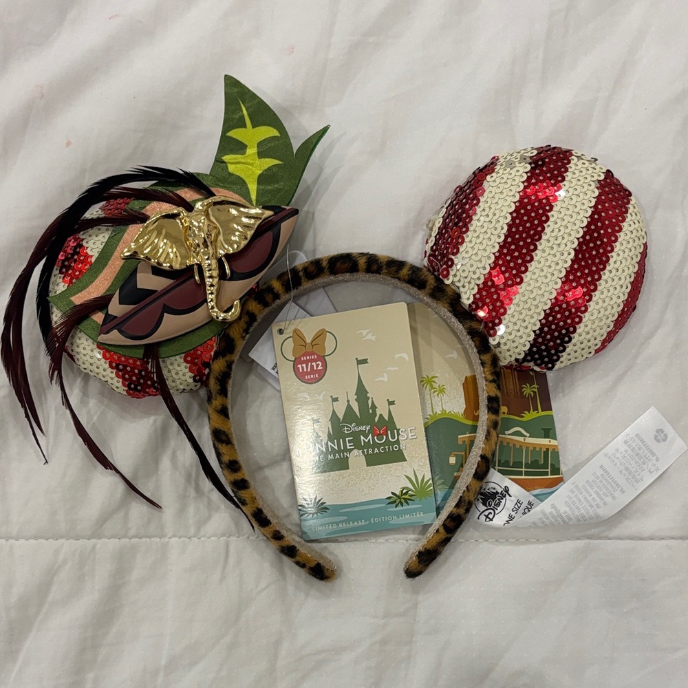Disney Minnie Mouse Safari Sequin Headband